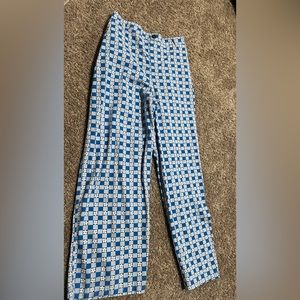 Blue Checkered Pants